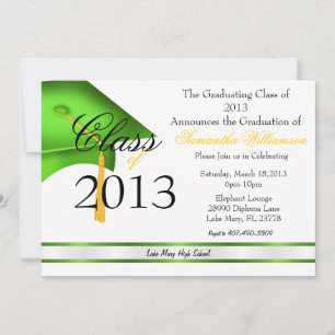 Classic Elegant Graduation Annoucement/Invitation Invitation