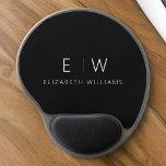 Classic Elegant Modern Minimalist Monogram Name Gel Mouse Pad<br><div class="desc">Upgrade your workspace with our Classic Elegant Modern Minimalist Monogram Mouse Pad. This sophisticated mouse pad seamlessly marries timeless elegance with contemporary minimalism, adding a touch of refinement to your desk. Crafted with meticulous attention to detail, this mouse pad is more than just a functional accessory; it's a personalized statement....</div>