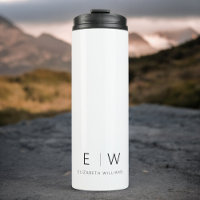 Classic Elegant Modern Minimalist Monogram Name