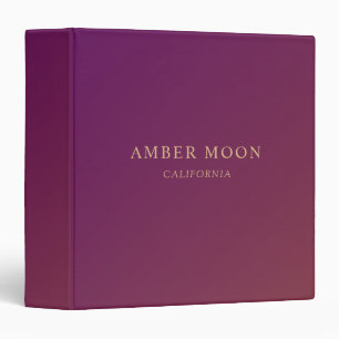 Classic Elegant Professional Burgundy Wine Colour Binder