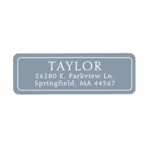 Classic Elegant Return Address Label