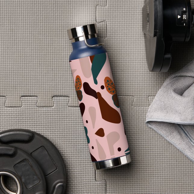 Classic Elegant Rustic Boho   Water Bottle (Gym)