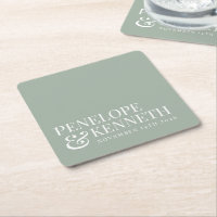 Classic Elegant Simple Custom Wedding Dusty Sage