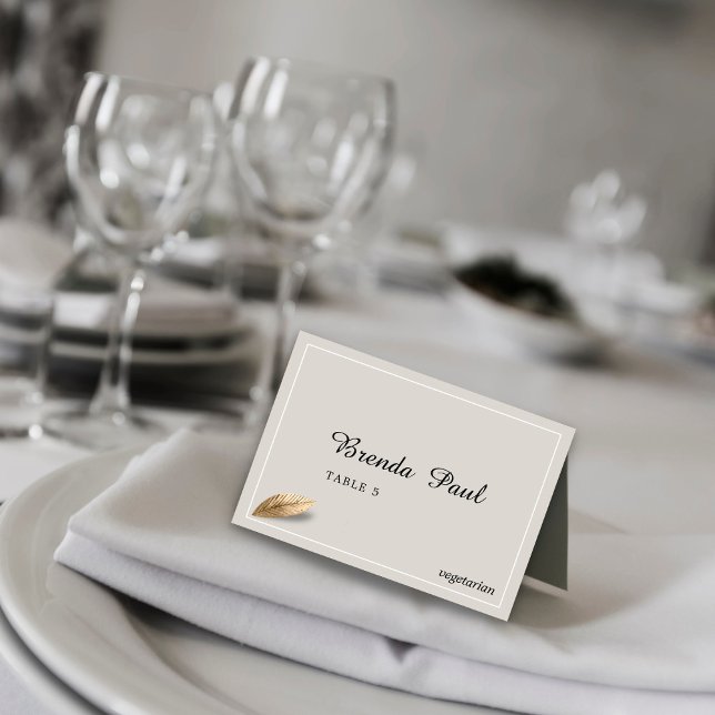 Classic & Elegant Table Place Cards (Creator Uploaded)