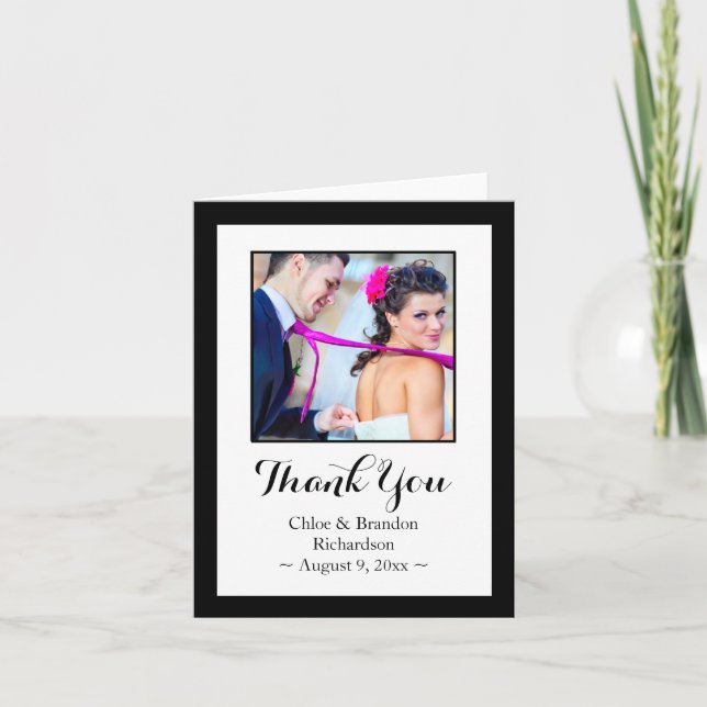 Classic & Elegant Thank You Card (Front)