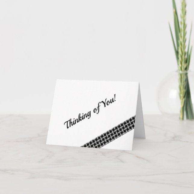 Classic Elegant Thinking of You Card (Front)