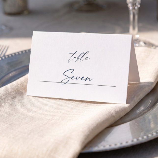 Classic Elegant Wedding Table Place Card (Creator Uploaded)