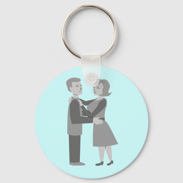 Classic Embrace Keychain (Front)