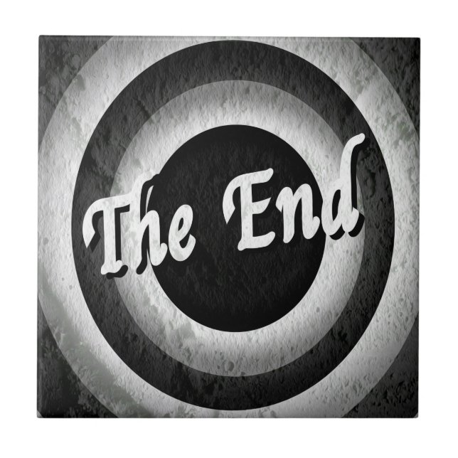 Classic End Credits - B&W Tile (Front)