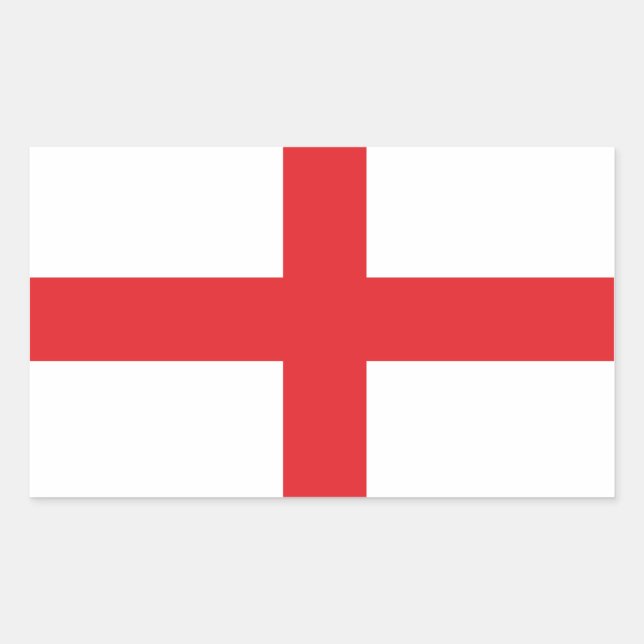 Classic England Flag – St. George’s Cross Sticker (Front)