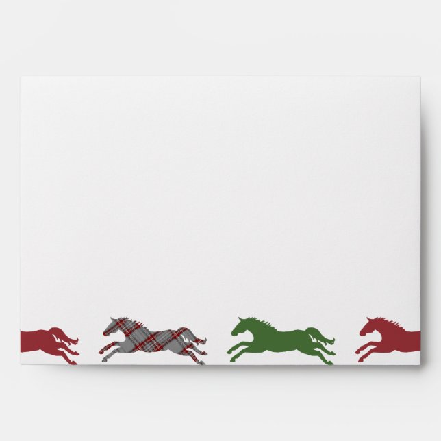 Classic Equestrian Christmas Envelopes (Front)