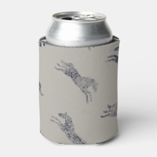Classic Equestrian Horse Pattern Can Cooler