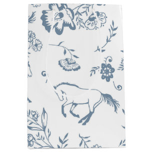 Classic Equestrian Horses Medium Gift Bag