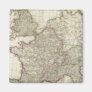 Classic European Map Magnet