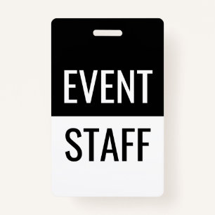 Classic Event Staff Badges