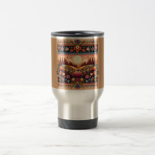 Classic Fair Isle Fall/Autumn Travel Mug