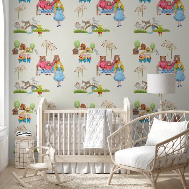 Classic Fairy Tale Story Illustrations Wallpaper (Kids)