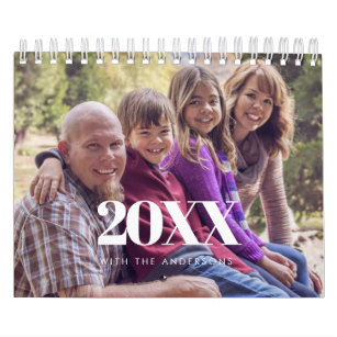 Classic family photo calendar 2023