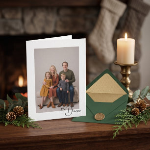 Classic Family Portrait Custom Card