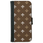 Classic Fashion Fleur-de-lis Brown Pattern