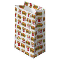 Classic Fast Food Pairing Burger and French Fries