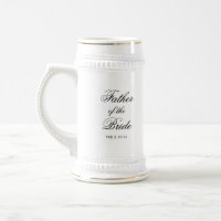 Classic Father of the Bride Beer Stein