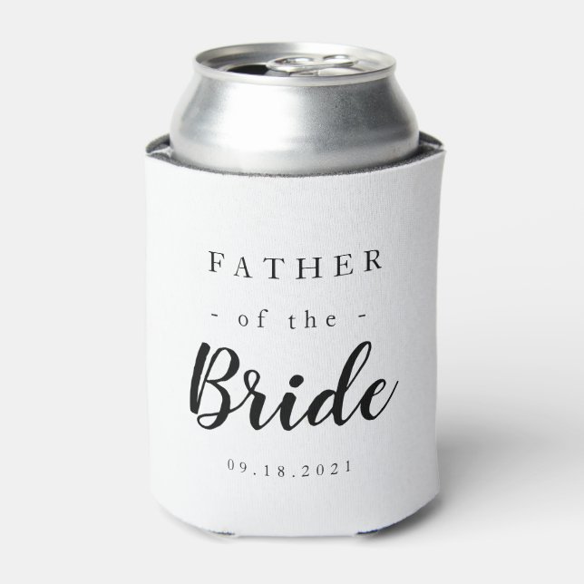 Classic Father of the Bride Can Cooler (Can Front)
