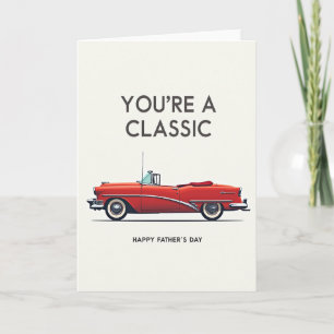 Classic Fathers Day Auto Card