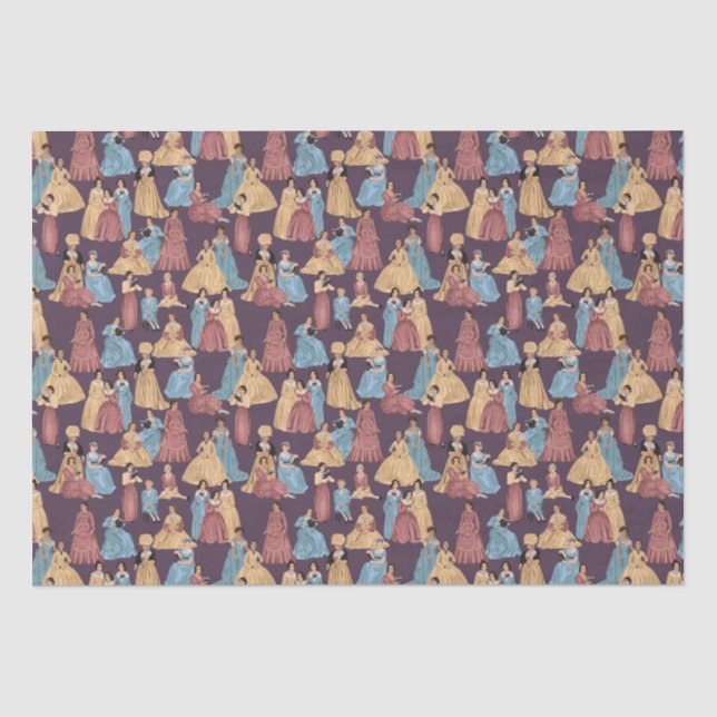 Classic Female Authors Tissue Paper (Front)