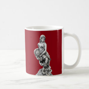 Classic female statue coffee mug