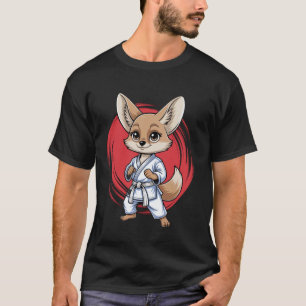 Classic Fennec Fox Martial Arts Karate Jiu-Jitsu J T-Shirt