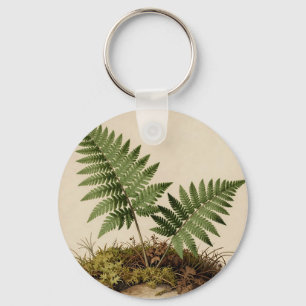 Classic Fern Botanical Keychain