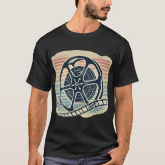 Classic Film Reel Silhouette T-Shirt – A Tribute t