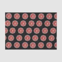 Classic Fire Fighter Symbol Pattern Black