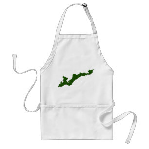 Classic Fishers Island Logo Apron – Green