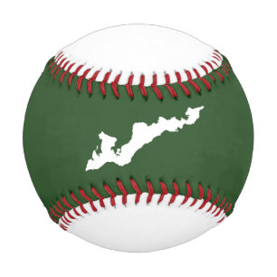 Classic Fishers Island Logo Baseball - White/Green