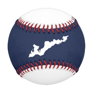 Classic Fishers Island Logo Baseball - White/Navy