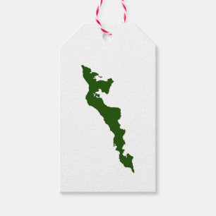 Classic Fishers Island Logo Gift Tags - Green