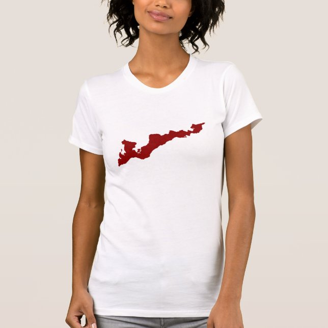 Classic Fishers Island Logo Shirt - Red (Front)