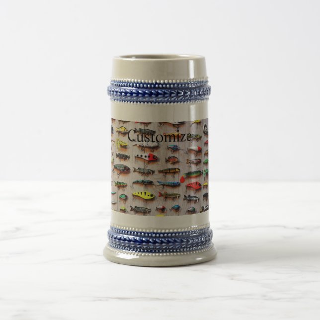 Classic Fishing Lures Thunder_Cove   Beer Stein (Center)