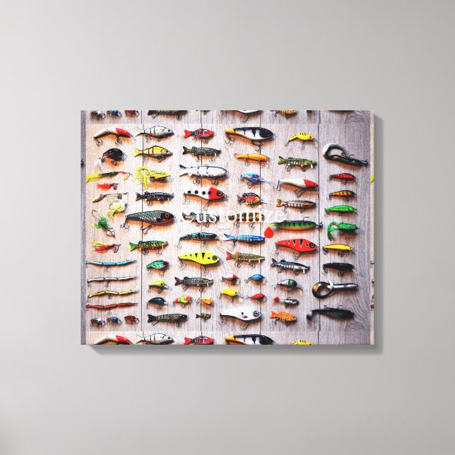 Classic Fishing Lures Thunder_Cove Canvas Print (Front)