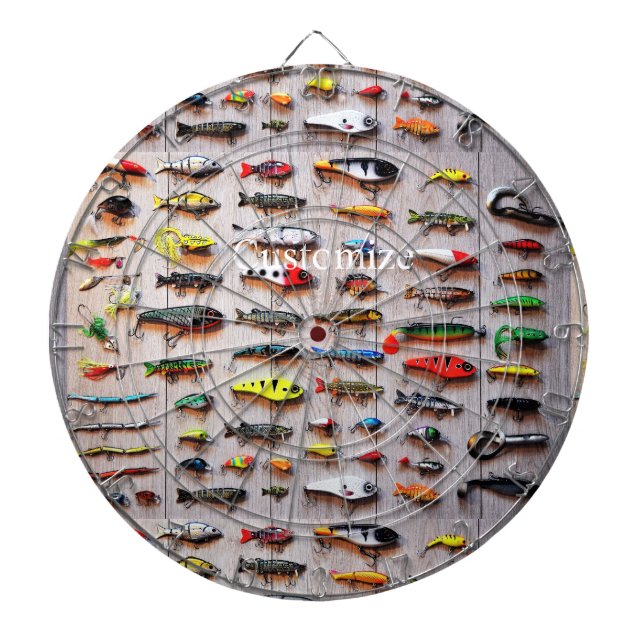 Classic Fishing Lures Thunder_Cove Dartboard (Front)