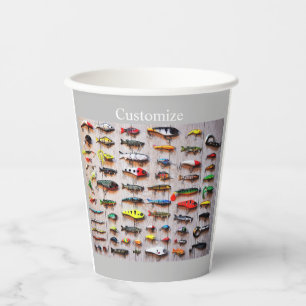 Classic Fishing Lures Thunder_Cove Paper Cups