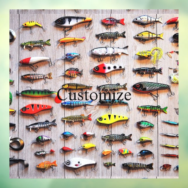 Classic Fishing Lures Thunder_Cove Window Cling (Sheet 3)