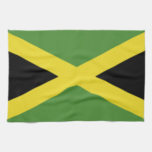 Classic Flag of Jamaica Kitchen Towel