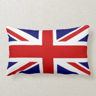 Classic Flag of the United Kingdom The Union Jack Lumbar Pillow