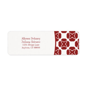 Classic Flair Return Address Label