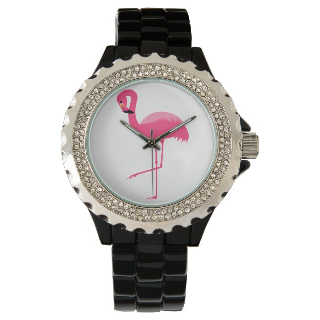 CLASSIC FLAMINGO CUSTOM BLACK WATCH (Front)