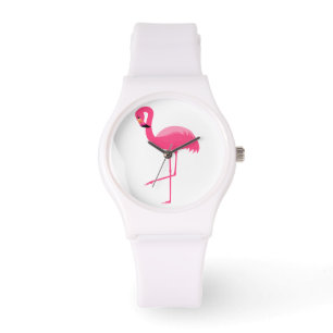 CLASSIC FLAMINGO CUSTOM WHITE WATCH
