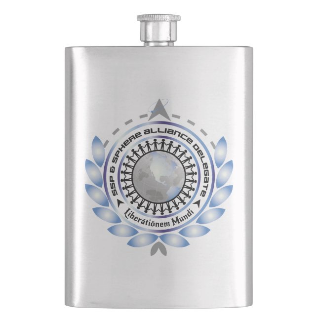 Classic Flask with Logo (Front)